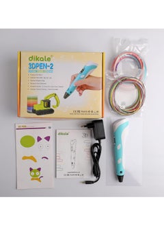 AAS ECOM 3D Printer Pen Set for Children Adults Gift, 3D Printer Pen with 12 Colours 1.75 mm PLA Filament, Each Colour 3 Metres, 250 Stencils eBook  - Image 2