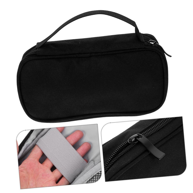 Grey Travel Cable Organizer Pouch for Electronic Accessories Portable Storage Case - Image 4