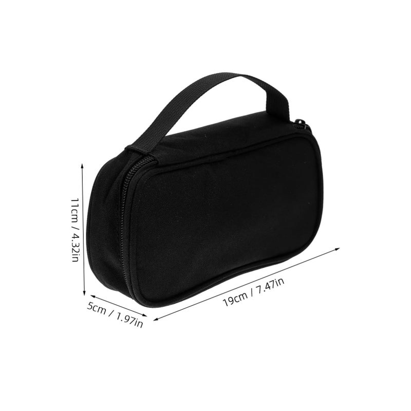 Grey Travel Cable Organizer Pouch for Electronic Accessories Portable Storage Case - Image 5