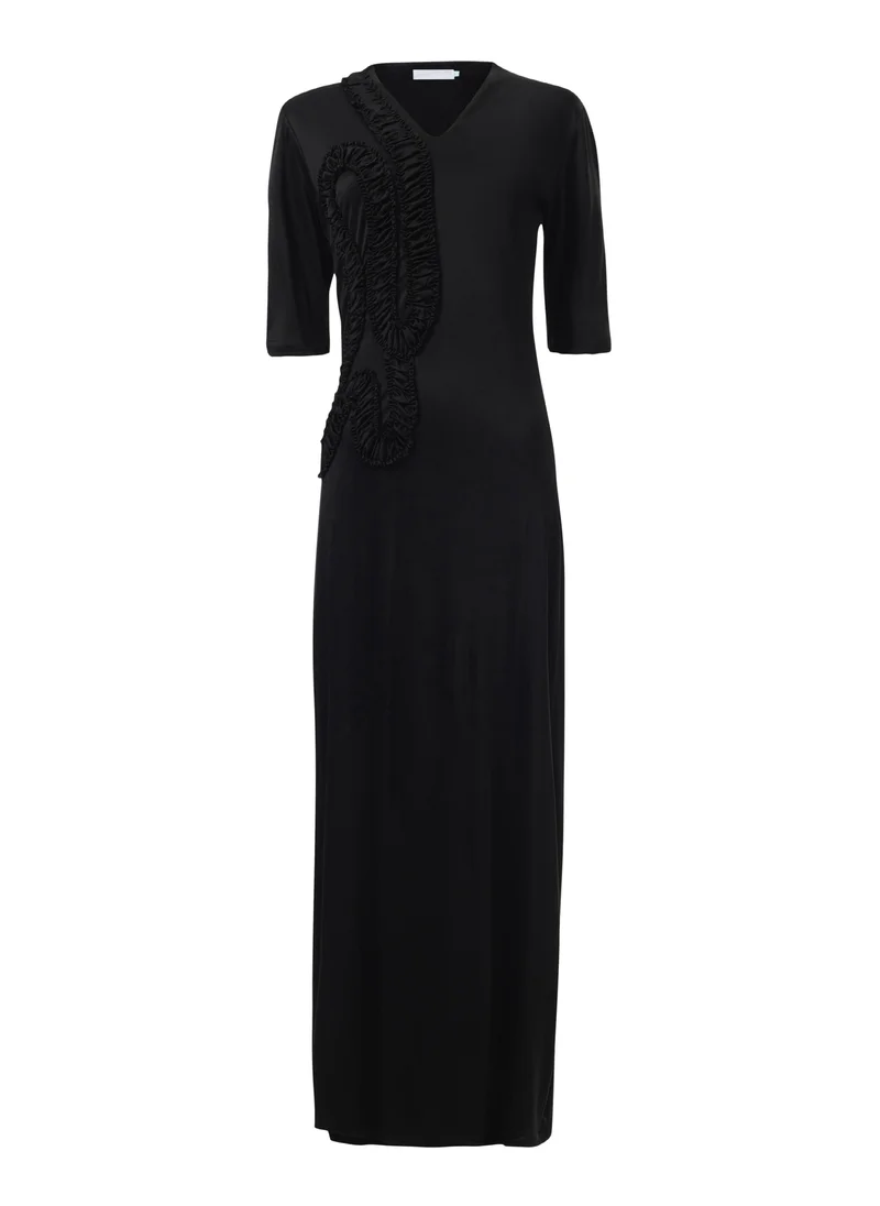 Leem  Ruffle Applique Dress for Women | Best Price UAE