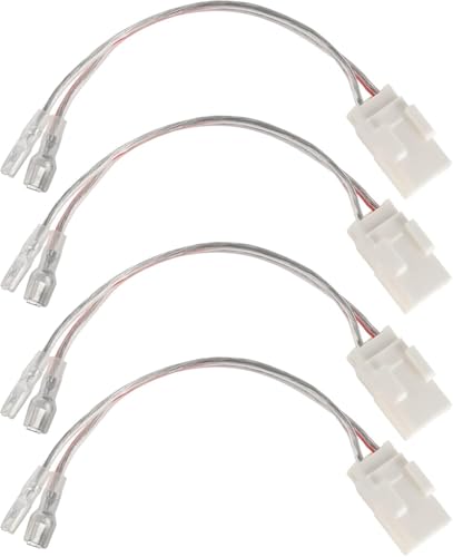 NuIth 72-6514 Car Speaker Wiring Harness Connector Adapter for Dodge Ram 2000-2020, Chrysler 2004-2017 Aftermarket Front Rear Door Speaker Harness Cable Plug 4 PCS - Image 1
