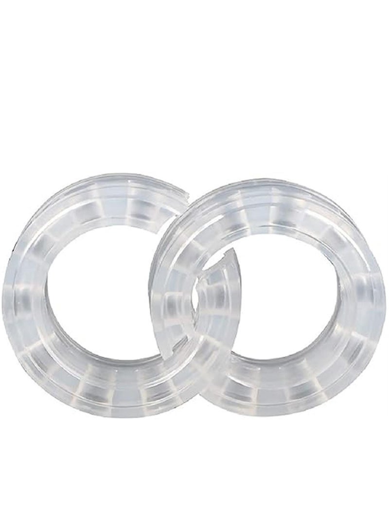 2 Pack Car Shock Absorber, Automotive Suspension Shock Absorber, Universal Car Shock Buffer Power Cushion Type C - Coil Spring Spacer - Image 1