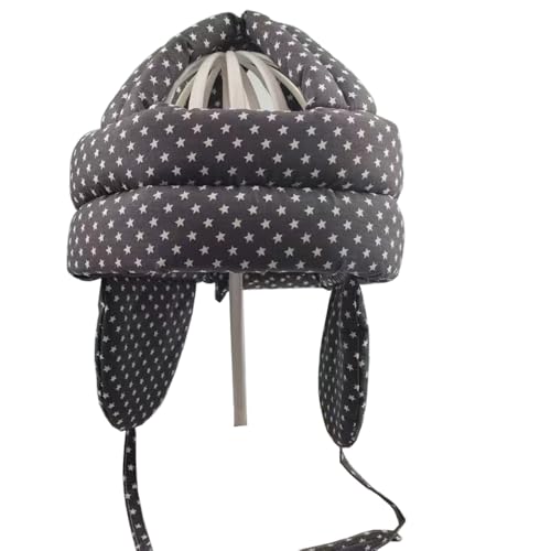 YABOYUGO Thick Soft Elderly Protective Helmet with Breathable, Safe and Comfortable Material, Grey - Image 1