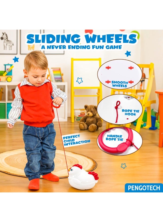 عربست ألعاب أطفال صغار، بيض دجاج، هدايا عيد الفصح للأطفال الصغار، حشوات سلة عيد الفصح، ألعاب أطفال، 12 بيضة متطابقة مع صندوق دجاج، ألعاب تعليمية للأطفال من عمر 18 شهرًا إلى 3 سنوات - Image 4