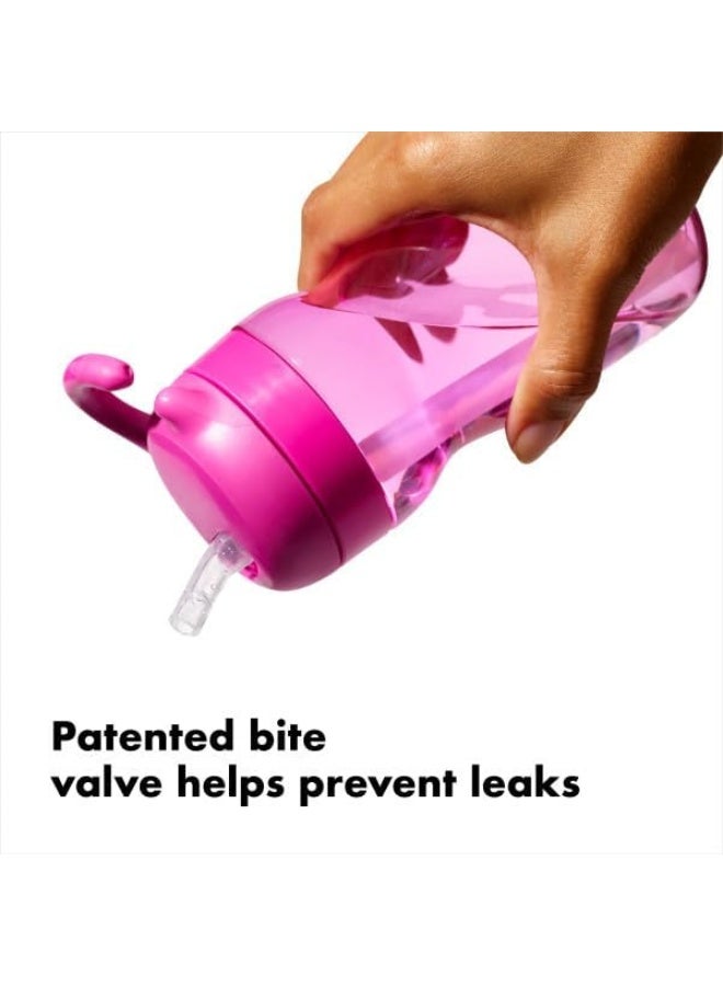 OXO Tot Adventure Water Bottle Pink - Image 2