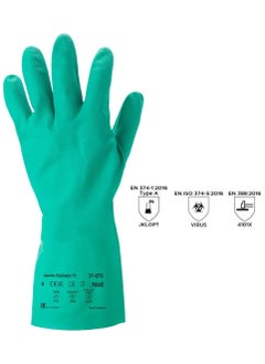 Ansell Nitrile Flocklined Gloves Made in China, 1 Pair - Multi-Purpose Use & Made of Nitrosolve Nitrile, A Special Formula for Excellent Mechanical & Chemical Resistance Size(SMALL)  - Image 4