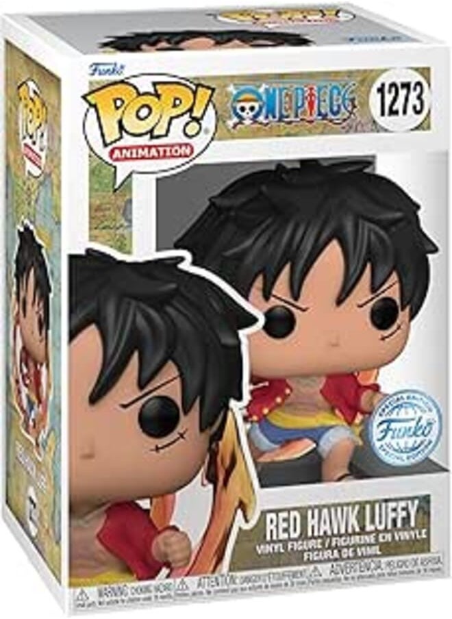 Funko - Funko Pop One Piece Luffy (Red Hawk) Pop Figure (AAA Anime Exclusive) - Image 1
