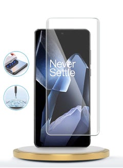 Wtech OnePlus 13 5G 2024 Premium Curved Edges UV Full Glue Full Cover Tempered Glass Screen Protector (MSGUCN) - Clear  - Image 4