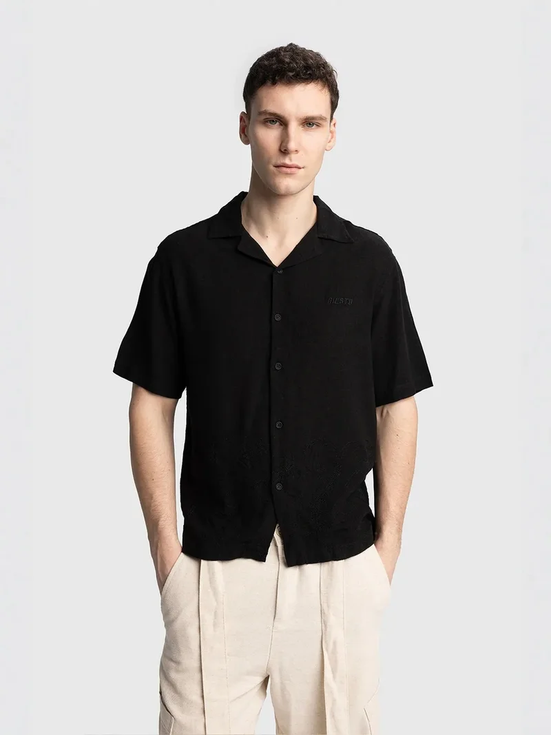 GIESTO Regular Fit Short Sleeve Shirt