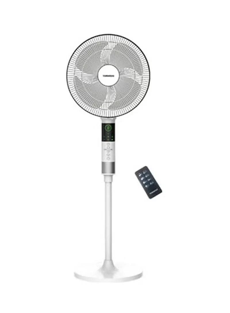 Tornado Stand Fan 16 Inch with Remote Control, White - TSF-75R - Image 1