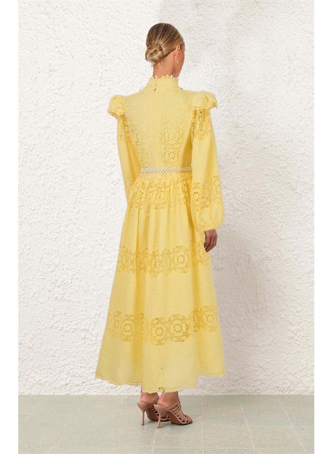 Madam Uniq Embroidered Cotton Midi Dress - Image 2