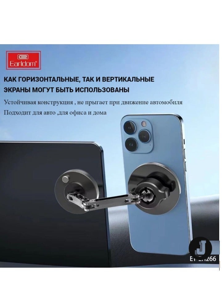 JAJEEK Magnetic Car Holder with Dashboard Mount – Black, Secure and Stable Grip for Smartphones - Image 3