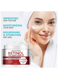 RETINOL Retinol Collagen Moisturizer Face Cream with Anti Aging Formula Firming Repairing Nourishing and Moisturizing Facial Cream to Brighten Skin - 30 g  - Image 2