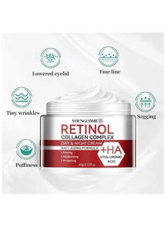 RETINOL Retinol Collagen Moisturizer Face Cream with Anti Aging Formula Firming Repairing Nourishing and Moisturizing Facial Cream to Brighten Skin - 30 g  - Image 3
