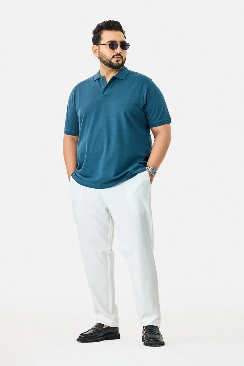 SNITCH Plus Size Regular Fit Stretch Trousers