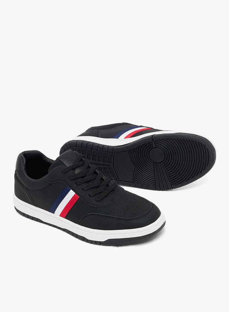 Seventy Five  Casual Webbing Detail Low Top Sneakers for Men | Best Price UAE