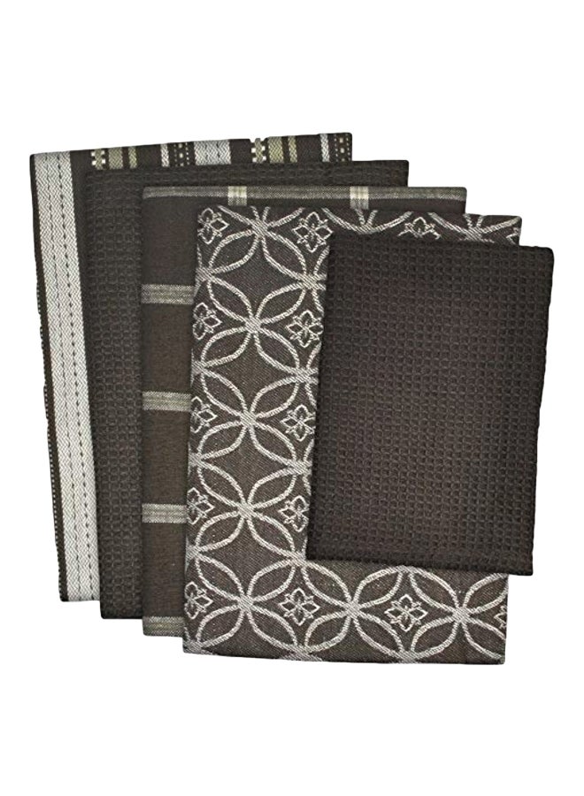 ديي طقم مناشف أطباق بطبعة من 5 قطع - Image 1