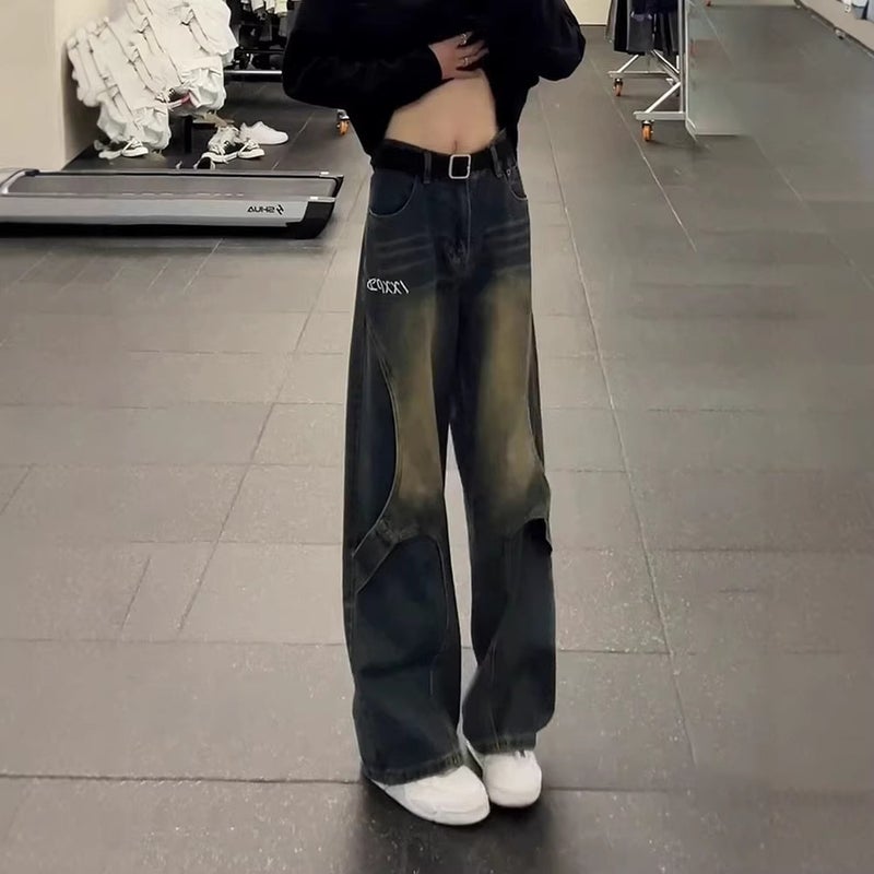Unisex Classic Denim Jeans Loose Fit Daily Outdoor Wear - Image 2