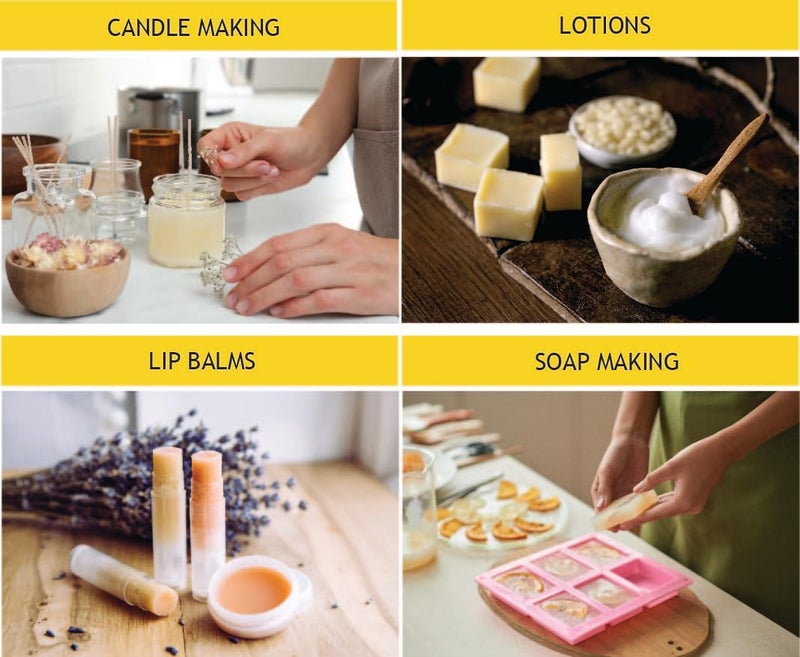 Beesworks White Beeswax Pellets (1 lb) | 100% Pure, Cosmetic Grade, Triple-Filtered Beeswax for DIY Skin Care, Lip Balm, Lotion, and Candle Making - Image 5