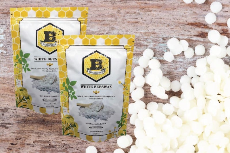 Beesworks White Beeswax Pellets (1 lb) | 100% Pure, Cosmetic Grade, Triple-Filtered Beeswax for DIY Skin Care, Lip Balm, Lotion, and Candle Making - Image 3