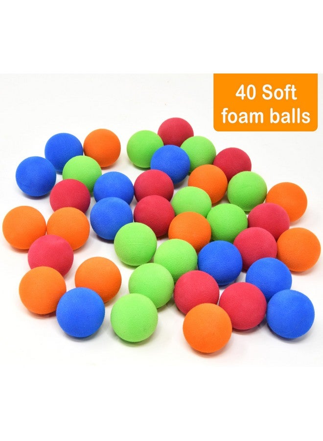 كيدي بلاي مسدسات وألعاب رغوية من Atomic Power Popper Air Soft Guns للأطفال مع 40 كرة رغوية (عبوة من مسدسين) - Image 5