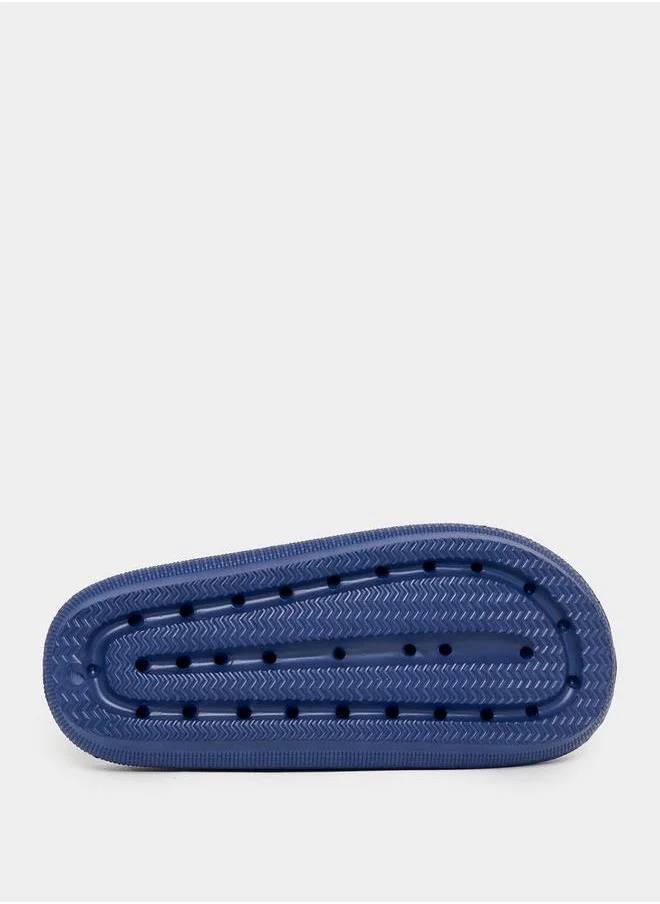 Styli Double Band Buckled Strap Slides