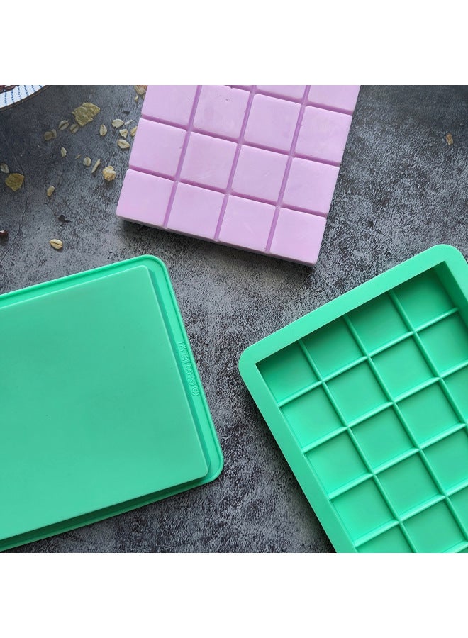 24 Grids Whole Version Chocolate 767 Silicone Mold DIY Baking Biscuit Cake Decoration Mold Ice Tray Pudding Mold-Color:Rice Powder - Image 2