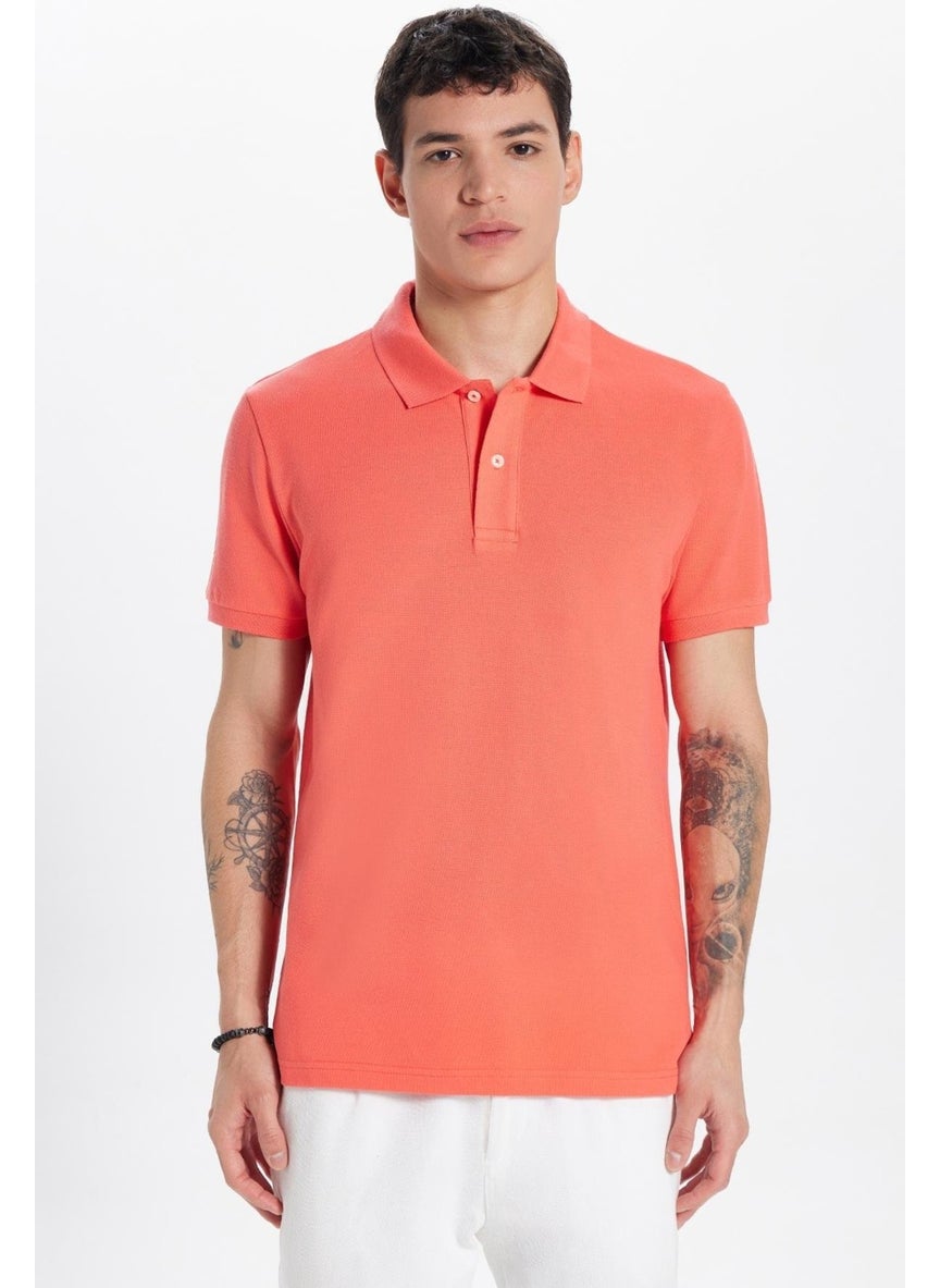 Men's Slim Fit Slim Fit Cotton Coral Polo Neck T-Shirt - pzsku/Z5D0452DDCA6FAE6AF286Z/45/_/1741286313/0d7d630b-cd7c-44f8-a75a-1177d410269b