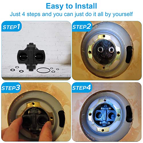 ATESMO GP500520 Pressure Balancing Unit Cartridge Replacement, Compatible With Kohler Shower Cartridge, Kohler Shower Valve, Rite-Temp Bath and Shower 1/2" Single Handle valves 1pcs - Image 2