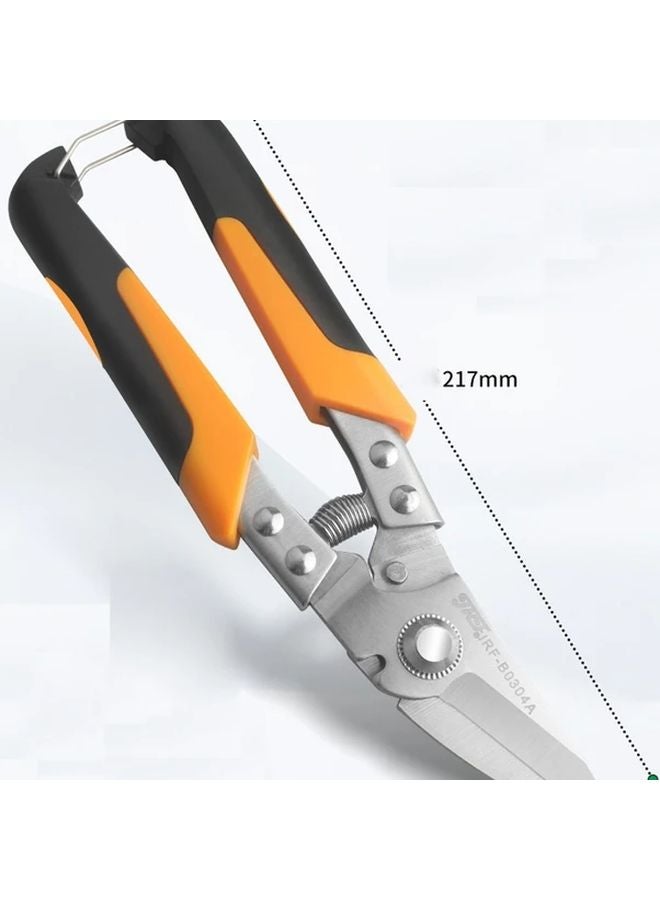 مقصات معدنية صناعية مقصات فولاذ مقاوم للصدأ قواطع صفيح لقطع صفائح المعادن أنابيب البولي فينيل كلوريد الحجم B0304A - Image 1