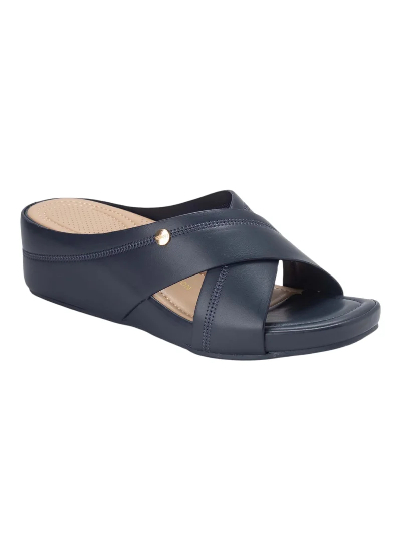 Bata Comfit Casual Wedge Slip On Sandals