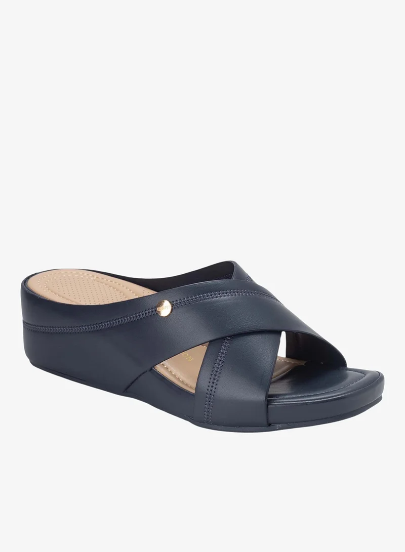 Bata Comfit Casual Wedge Slip On Sandals