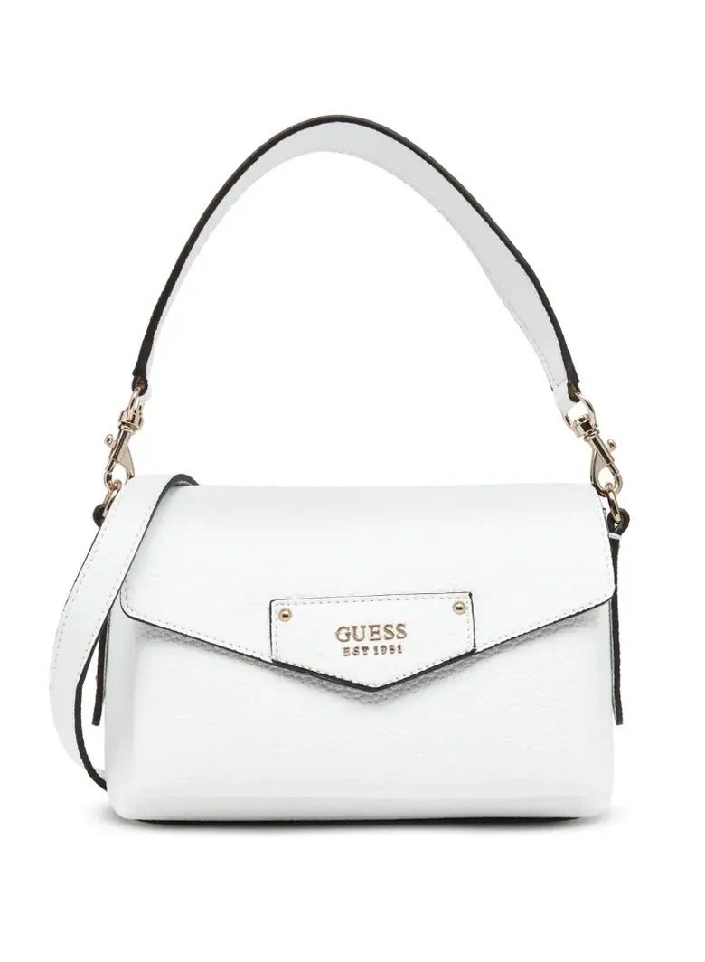 GUESS Brenton Mini Shoulder Bag,PU leather,25X15X7cm,white  - Image 1