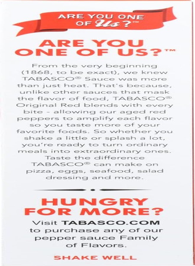 Tabasco Red Pepper Sauce, single pack - 2 Oz by TABASCO brand - Image 3