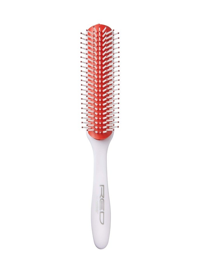 Red by Kiss Rubber Cushion No Tangle Hair Styling Brush - Image 3