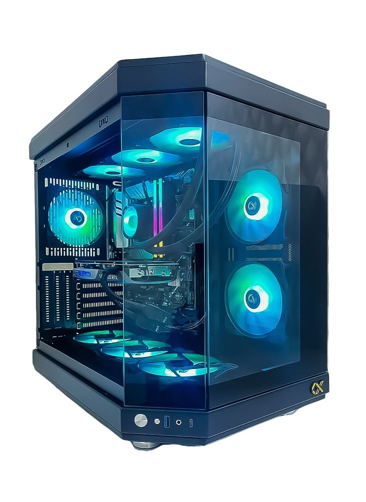 Game Sekret Heartsbane Gaming PC -  Intel Core i5-12400F upto 4.4GHz Processor (CPU) | NVIDIA GeForce RTX 3050 8GB Graphics Card (GPU) | 32GB RAM 3600MHz Memory | 2TB M.2 NVMe SSD Storage | Liquid Cooler | Windows 11 Pro (OS) | WiFi Ready | Game Sekret Desktop Computer Tower  - Image 1
