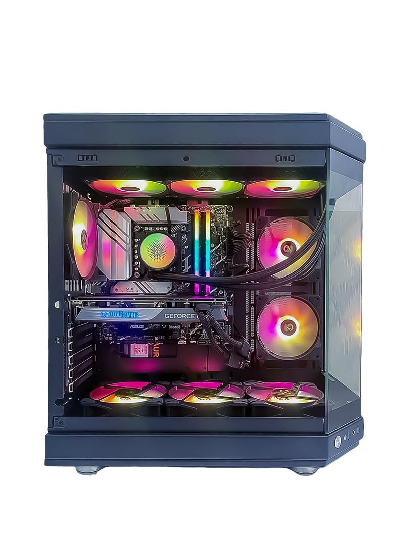 Game Sekret Heartsbane Gaming PC -  Intel Core i5-12400F upto 4.4GHz Processor (CPU) | NVIDIA GeForce RTX 3050 8GB Graphics Card (GPU) | 32GB RAM 3600MHz Memory | 2TB M.2 NVMe SSD Storage | Liquid Cooler | Windows 11 Pro (OS) | WiFi Ready | Game Sekret Desktop Computer Tower  - Image 2