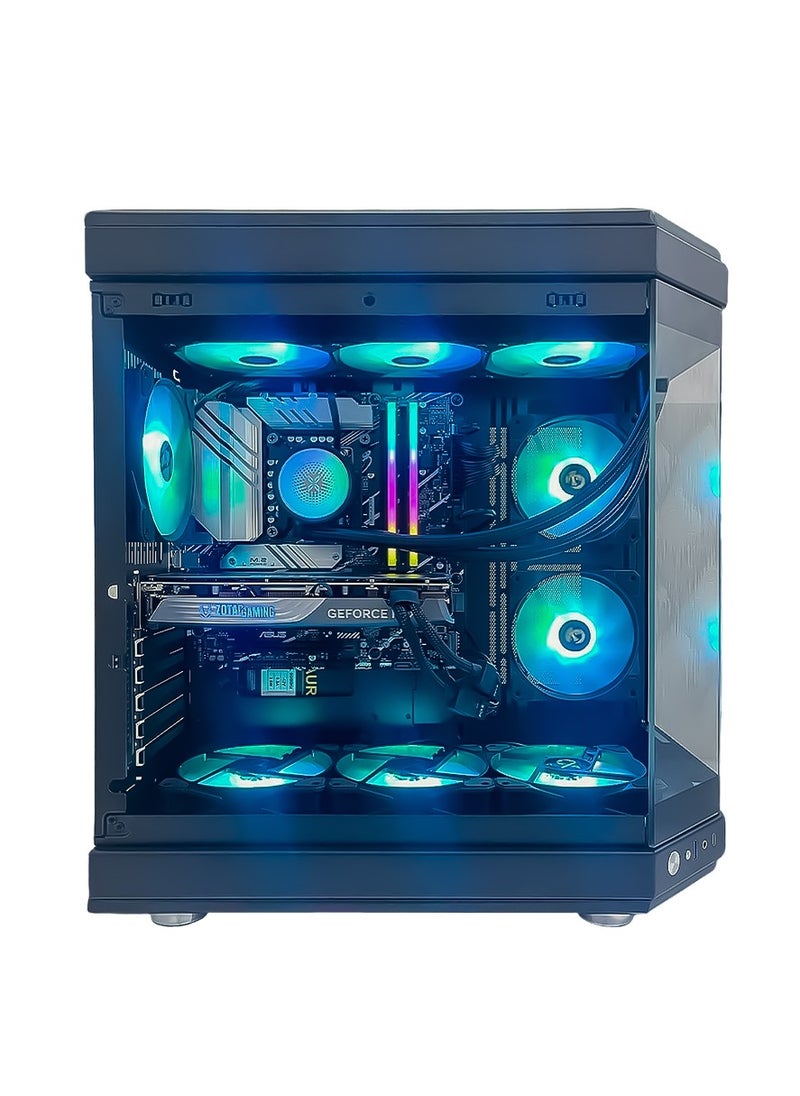 Game Sekret Heartsbane Gaming PC -  Intel Core i5-12400F upto 4.4GHz Processor (CPU) | NVIDIA GeForce RTX 3050 8GB Graphics Card (GPU) | 32GB RAM 3600MHz Memory | 2TB M.2 NVMe SSD Storage | Liquid Cooler | Windows 11 Pro (OS) | WiFi Ready | Game Sekret Desktop Computer Tower  - Image 4