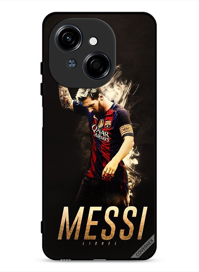 Covernex Tecno Spark Go 1S 4G Protective Case Cover Lionel Messi Vintage - Image 1