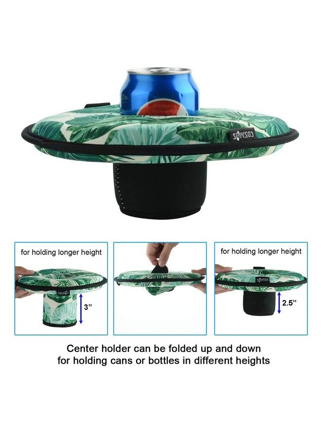 CM Neoprene Floating Drink Holder Floating Coaster Pool Drink Holder For Pool Party Water Fun (Medium Size (2 Pcs)) - Image 4