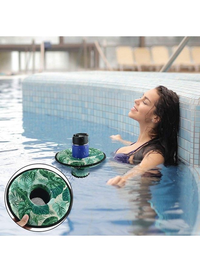 CM Neoprene Floating Drink Holder Floating Coaster Pool Drink Holder For Pool Party Water Fun (Medium Size (2 Pcs)) - Image 5