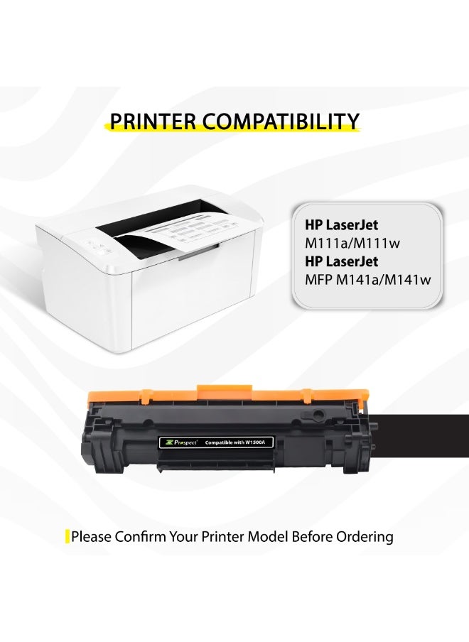 Prospect Toner Cartridge 150A W1500A Compatible with HP LaserJet Printer M111a M111w MFP M141a M141w MFP M141a  - Image 5