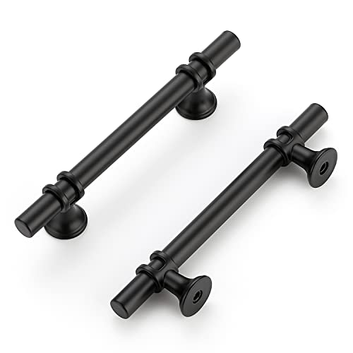 HomeExpert Home Expert Cabinet Handles Black Cabinet Pulls 25 Pack 4 Inch Hole Center - Image 1