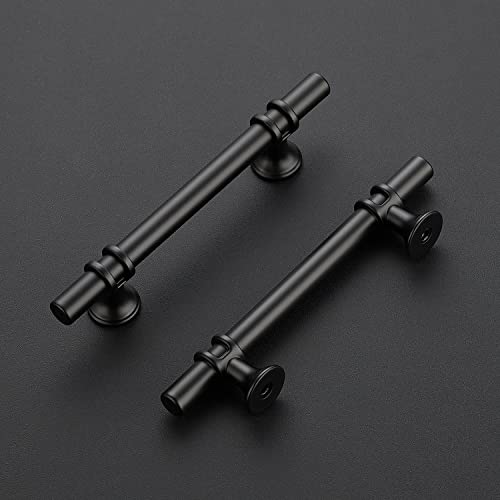 HomeExpert Home Expert Cabinet Handles Black Cabinet Pulls 25 Pack 4 Inch Hole Center - Image 3