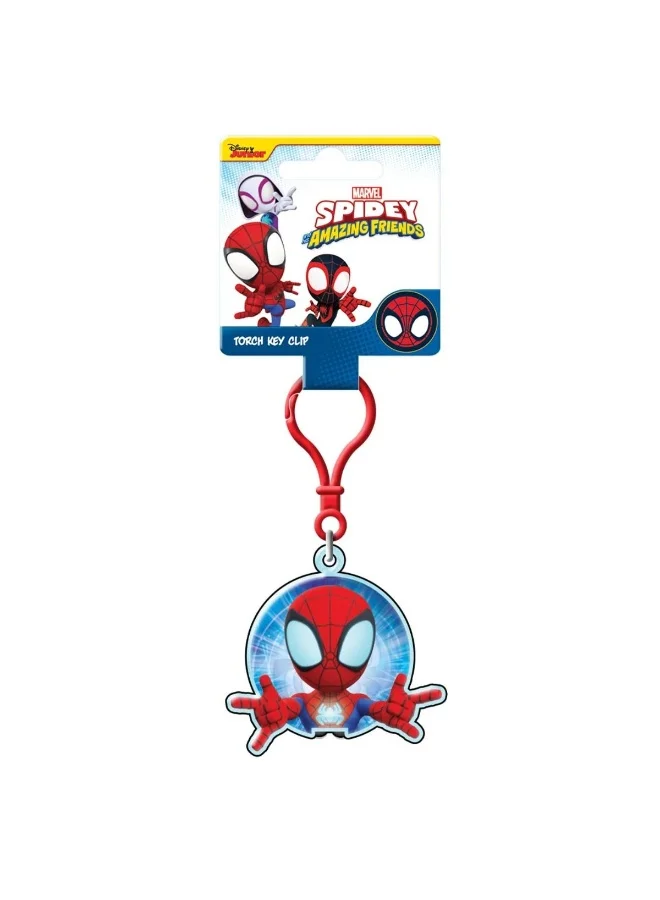 Spiderman (Spidey Glow Webs) Torch Key Clip