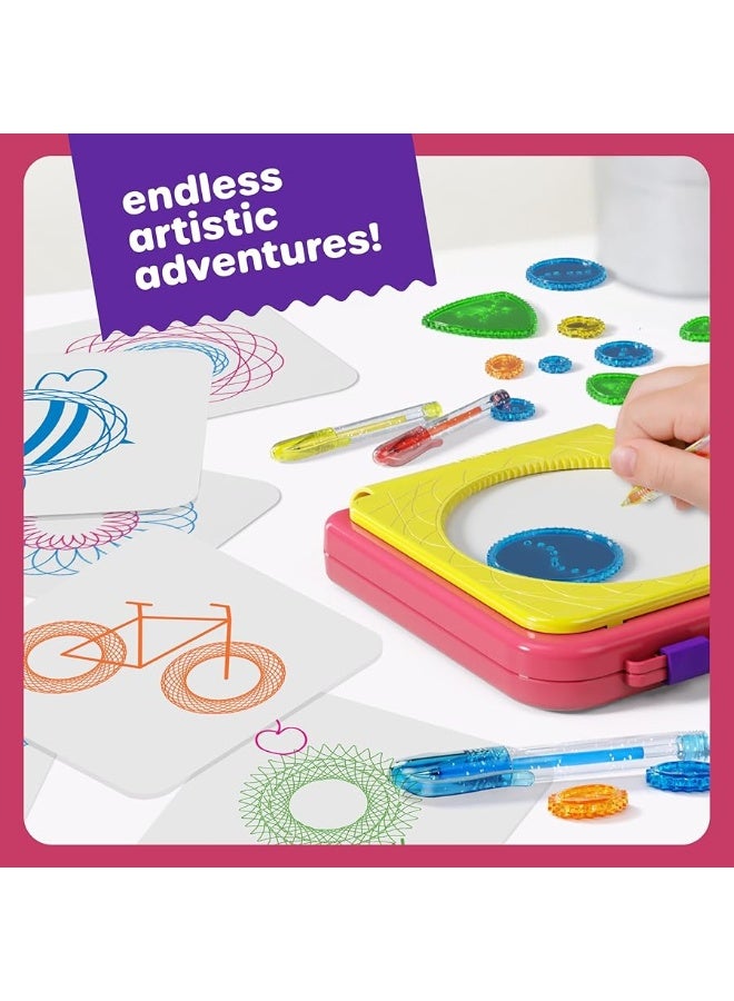 Dan&Darci مجموعة فن الحلزوني دان ودارسي للأطفال - مجموعة حرفية للفتيات والفتيان من عمر 6-12 - هدايا للفتيات والفتيان من 6، 7، 8، 9، 10 سنوات - هدايا ألعاب ومجموعات حرفية - أفكار رسم فنية عتيقة لعيد الميلاد - Image 3