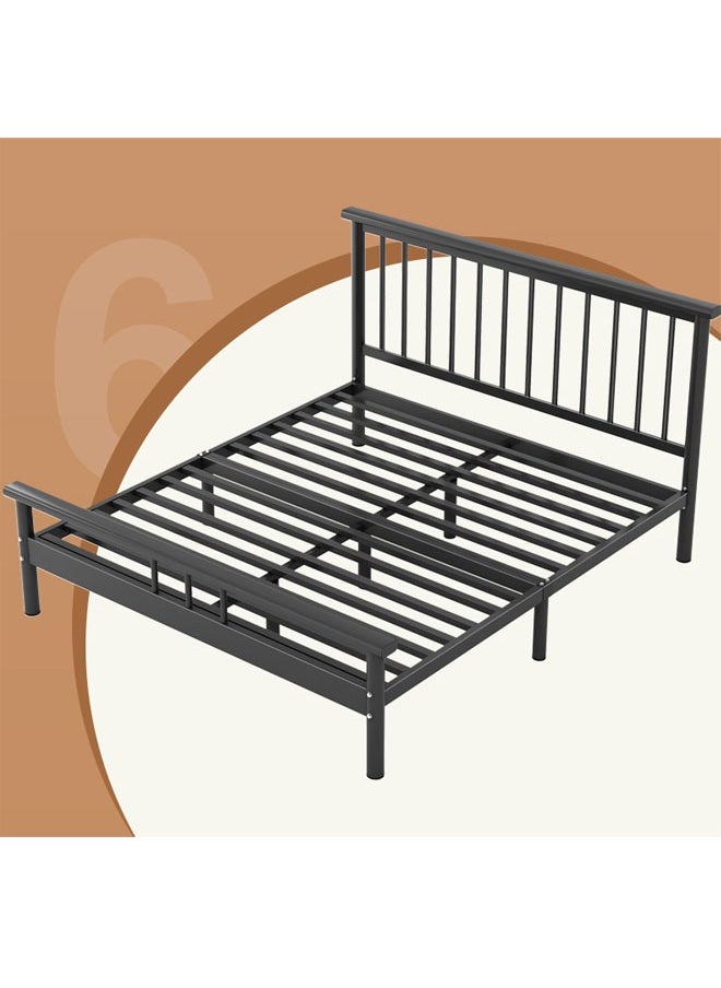 keke Queen Size Bed Frame With Sturdy Metal Frame with Modern Design, Easy Assembly  - Image 2