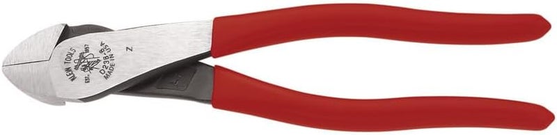 Klein Tools D238-8 8-Inch Diagonal Cutting Pliers with Angled Head and High-Leverage Design - Image 1
