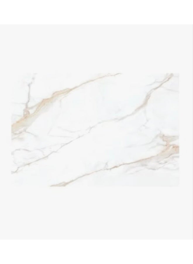 SOMANY Nueva Alcazar Marfil FP 600x600MM Polished Floor Tile – 11mm Thickness | Premium Marble Look Beige Ceramic Tile for Elegant Flooring | 1.44 SQM