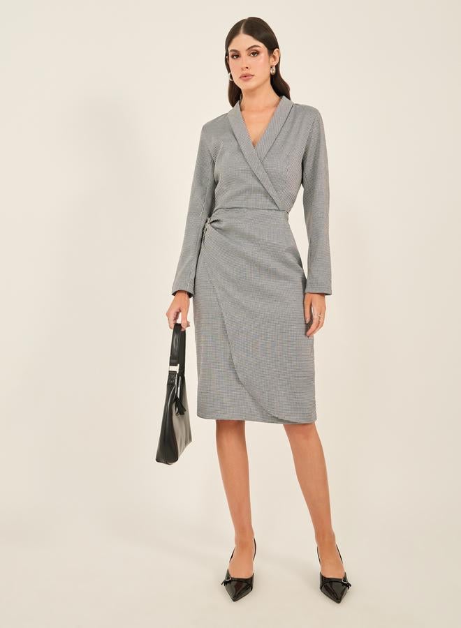 Styli Houndstooth Blazer Dress  - Image 2
